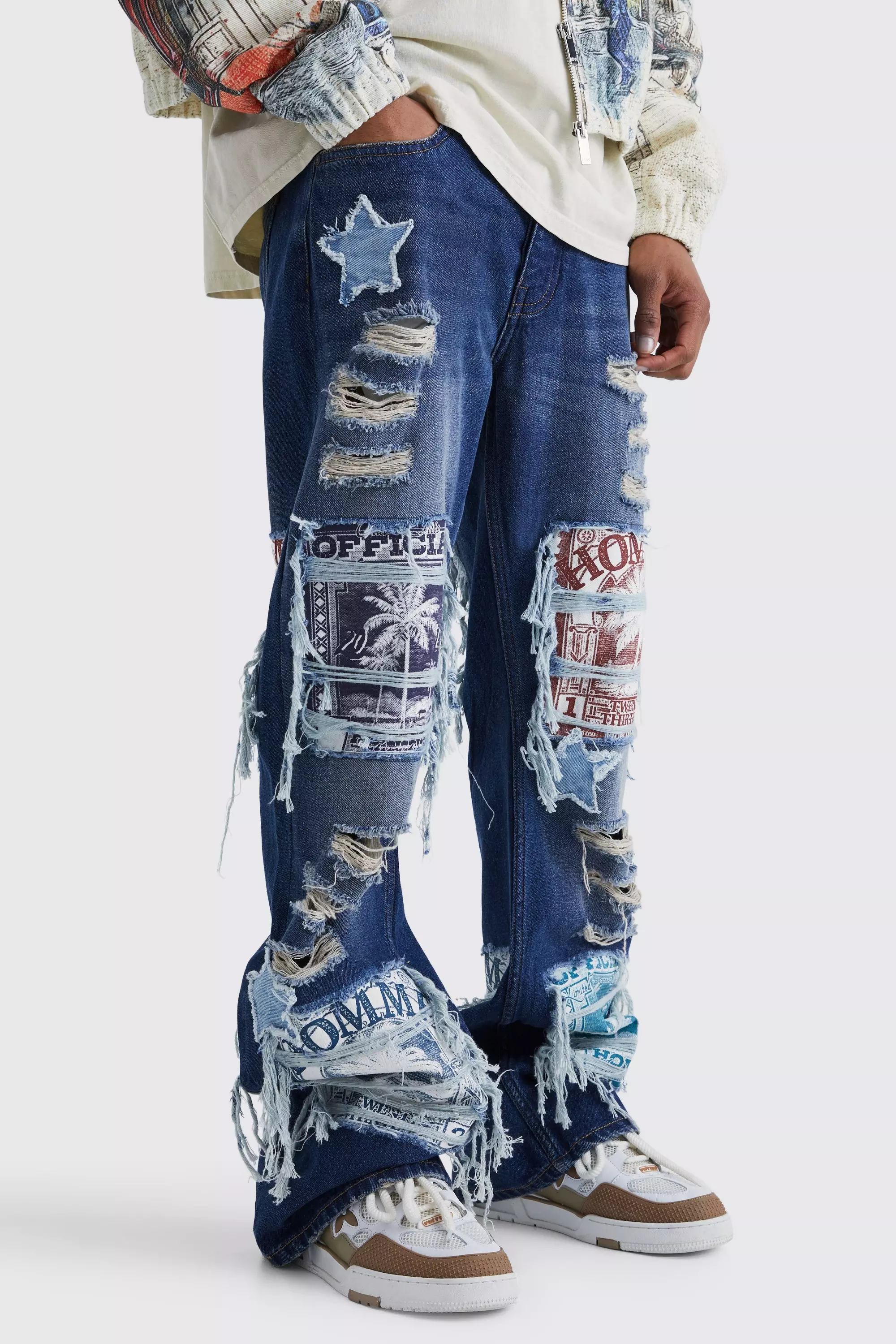 Jeans sales with appliques